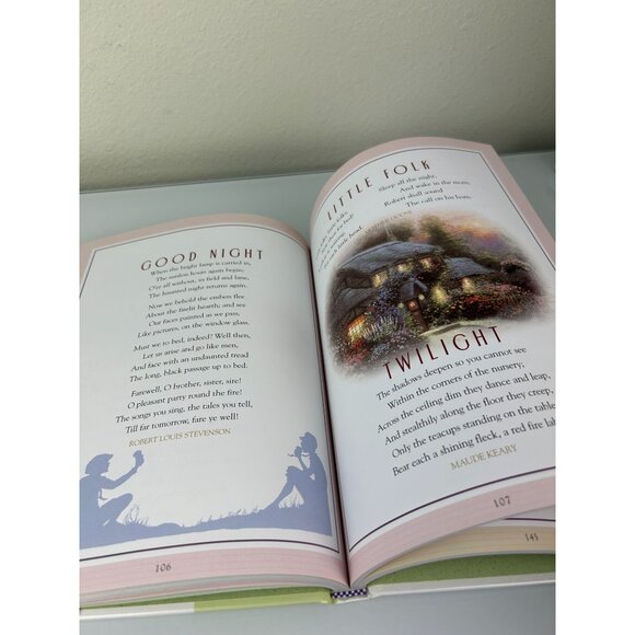 Thomas Kinkade A Child's Garden of Verses Hardcover 1999 VTG Poems Scripture - Picture 15 of 16